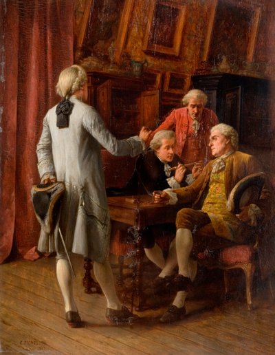 Los Conocedores, 1867 de Benjamin Eugene Fichel